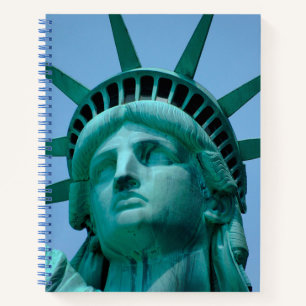Monuments   Statue of Liberty Face Notebook