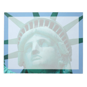Monuments   Statue of Liberty Face Notepad
