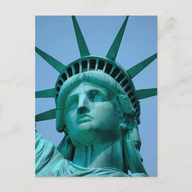 Monuments | Statue of Liberty Face Postcard (Front)