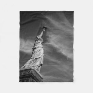 Monuments   Statue of Liberty Manhattan NYC Fleece Blanket