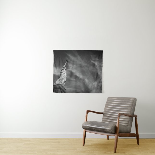Monuments | Statue of Liberty Manhattan NYC Tapestry (In Situ (Horizontal))