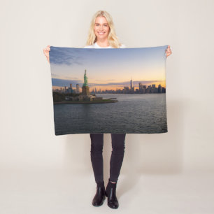 Monuments   Statue of Liberty NYC Fleece Blanket
