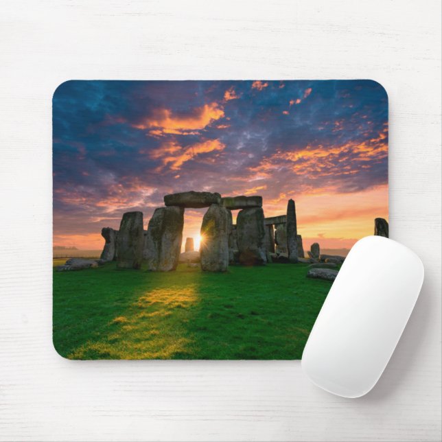 Monuments | Stonhenge, England Mouse Mat (With Mouse)
