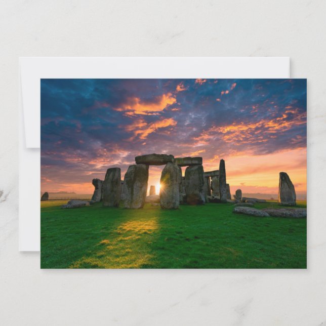 Monuments | Stonhenge, England Thank You Card (Front)