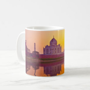 Monuments   Taj Mahal at Sunset Coffee Mug