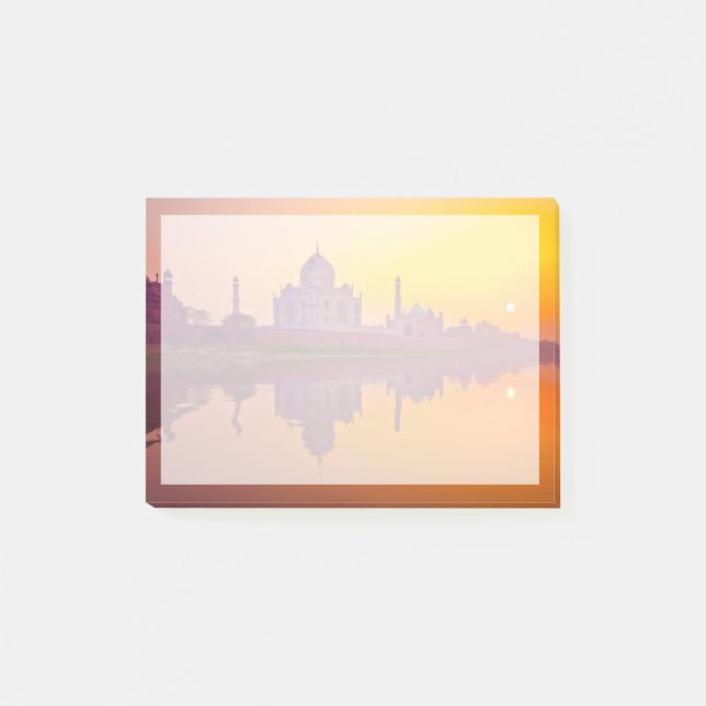 Monuments | Taj Mahal at Sunset Post-it Notes (Front)