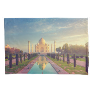 Monuments   Taj Mahal Colors Pillowcase