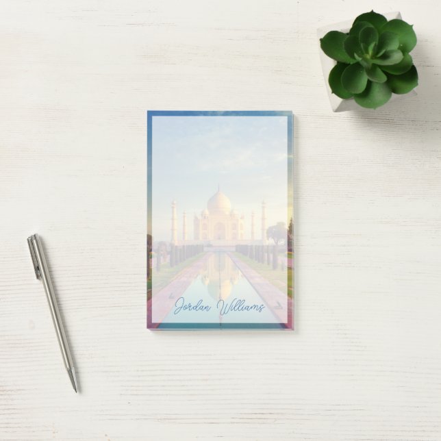 Monuments | Taj Mahal Colors Post-it Notes (Office)