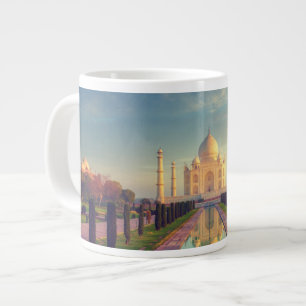 Monuments   Taj Mahal Colours Large Coffee Mug