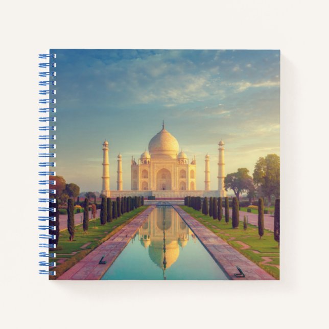 Monuments | Taj Mahal Colours Notebook (Front)