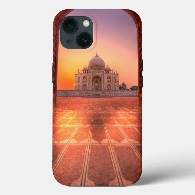 Monuments | Taj Mahal, India at Sunset Case-Mate iPhone Case (Back)