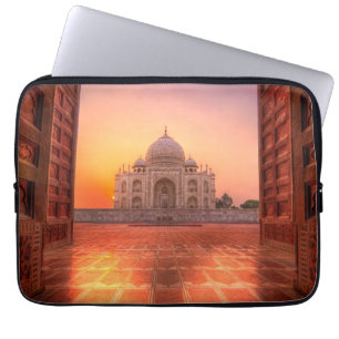 Monuments   Taj Mahal, India at Sunset Laptop Sleeve