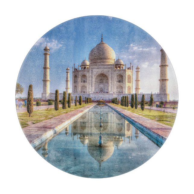 Monuments | Taj Mahal Sunrise Cutting Board (Front)