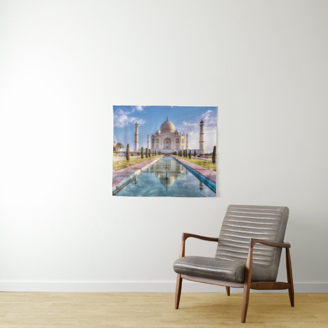 Monuments | Taj Mahal Sunrise Tapestry (In Situ (Horizontal))