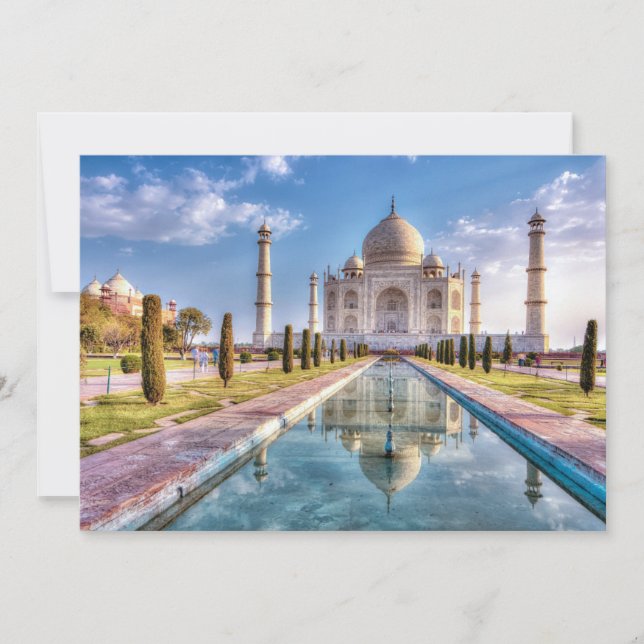 Monuments | Taj Mahal Sunrise Thank You Card (Front)