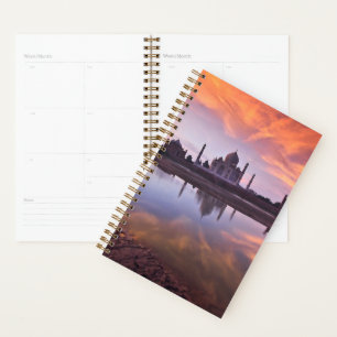 Monuments Taj Mahal Sunset Planner