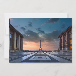 Monuments   The Eiffel Tower Thank You Card