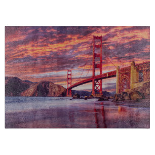 Monuments The Golden Gate San Francisco, CA Cutting Board