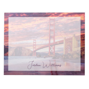 Monuments   The Golden Gate San Francisco, CA Notepad
