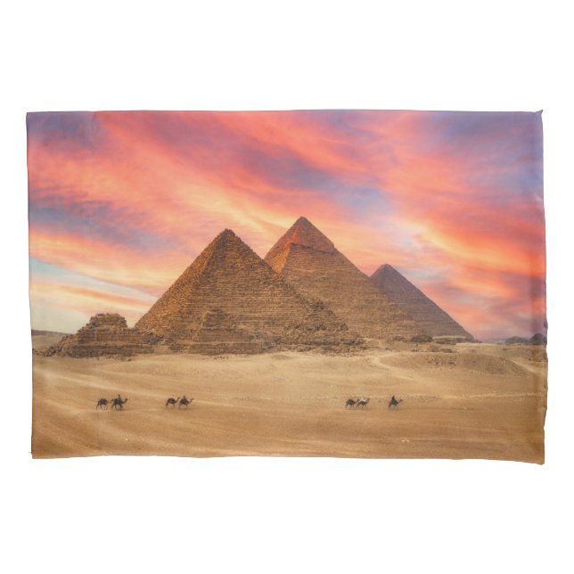 Monuments | The Great Pyramids Pillowcase (Front)