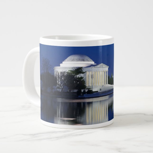Monuments | The Jefferson Memorial Large Coffee Mug (Front Left)