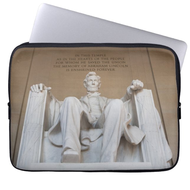 Monuments | The Lincoln Memorial Laptop Sleeve (Front)