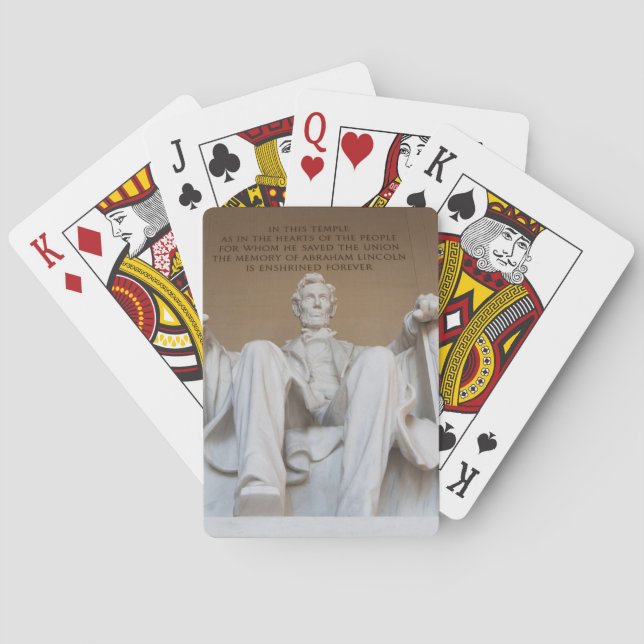 Monuments | The Lincoln Memorial Playing Cards (Back)