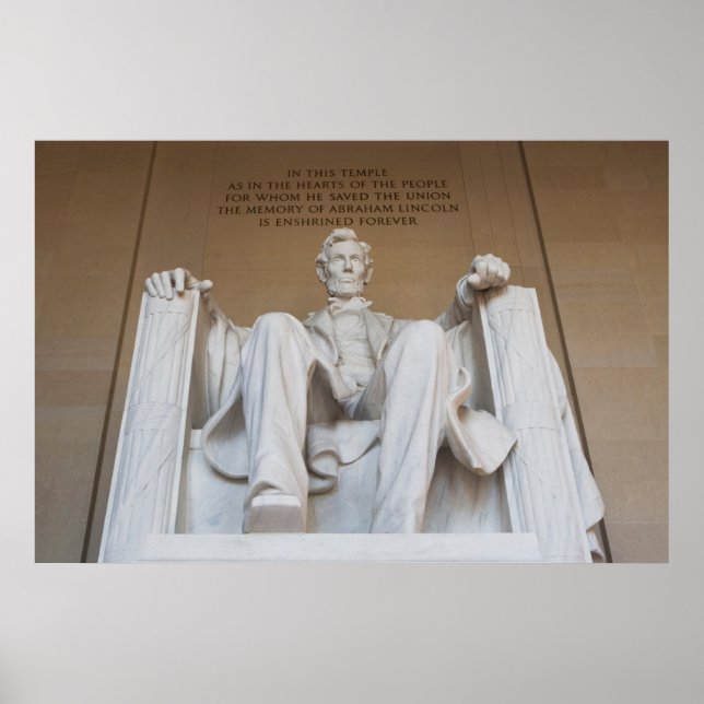 Monuments | The Lincoln Memorial Poster (Front)