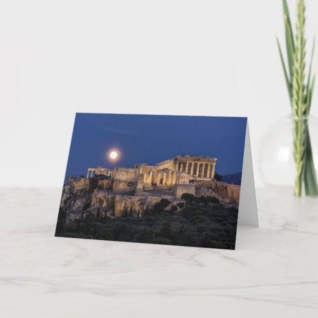 Monuments | The Parthenon Athens, Greece Card (Front)