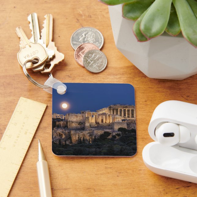 Monuments | The Parthenon Athens, Greece Key Ring (Desk)
