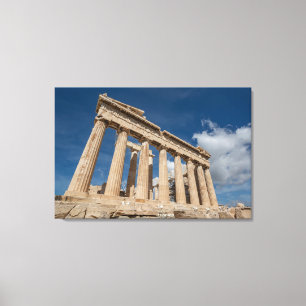 Monuments   The Parthenon, Greece Canvas Print