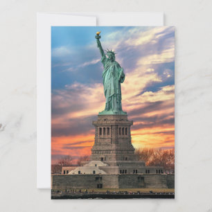 Monuments   The Statue of Liberty Thank You Card