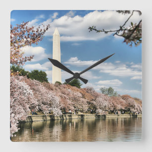 Monuments Washington Memorial Square Wall Clock
