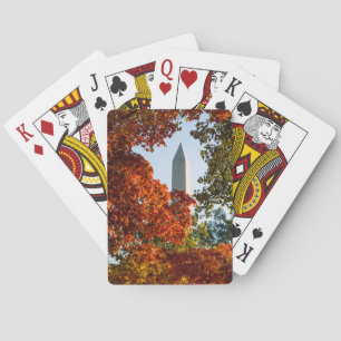 Monuments Washington Monument in Autumn Playing Cards