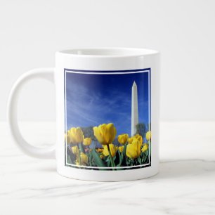 Monuments Washington Monument in Spring Large Coffee Mug