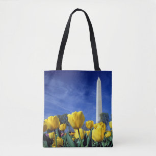 Monuments Washington Monument in Spring Tote Bag