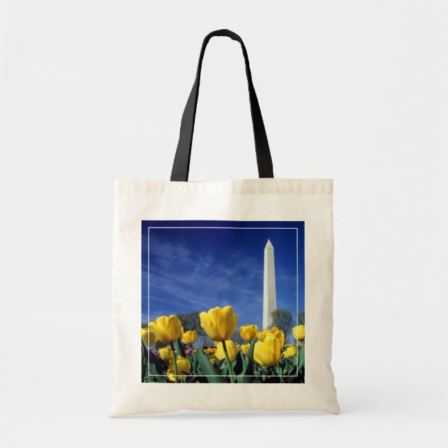 Monuments | Washington Monument in Spring Tote Bag (Front)