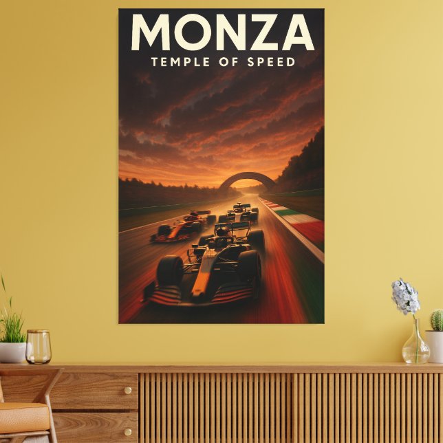 Monza Circuit Autodromo Nazionale Monza F1 Italian Canvas Print (Insitu(LivingRoom))
