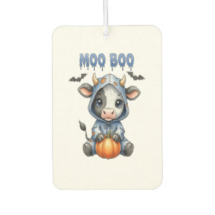 Moo Boo Halloween Cow Car Air Freshener