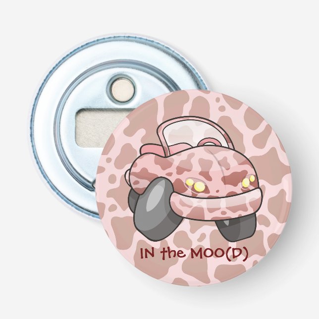 Moo Car Bottle Opener (Front)