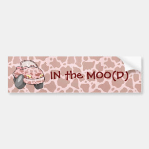 Moo Car Bumper Sticker