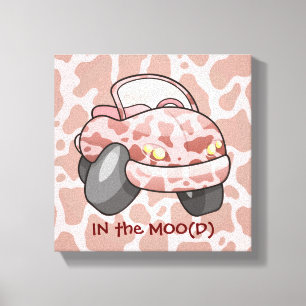 Moo Car Canvas Print