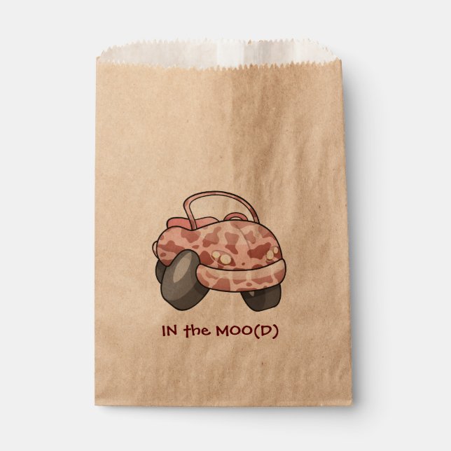 Moo Car Favour Bags (Front)
