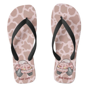 Moo Car Flip Flops