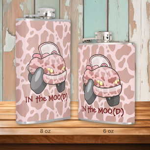 Moo Car Hip Flask
