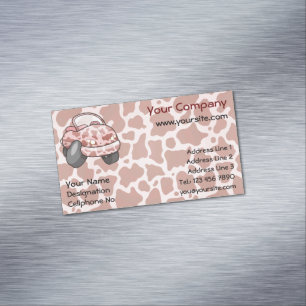 Moo Car Magnetic Business Card
