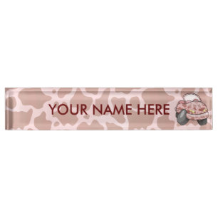 Moo Car Nameplate