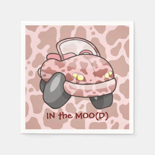 Moo Car Napkin