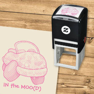 Moo Car Self-inking Stamp