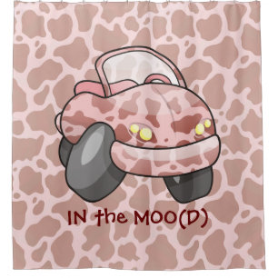 Moo Car Shower Curtain